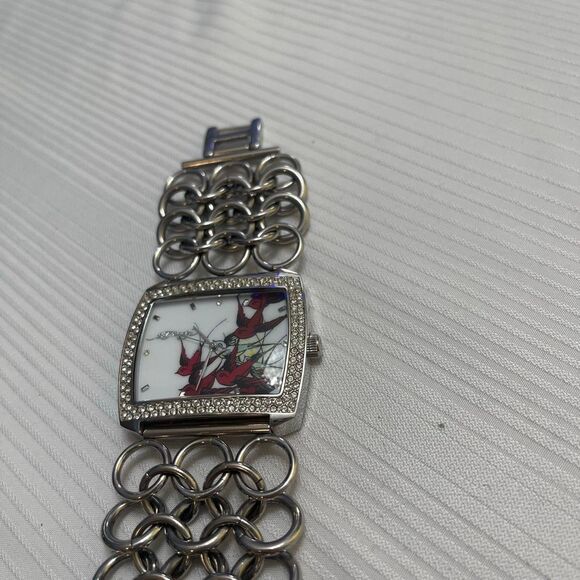 Ed Hardy Edly Ladies Lynx Sparrows Wrist Watch 7" Y2k Needs Battery - Picture 6 of 7